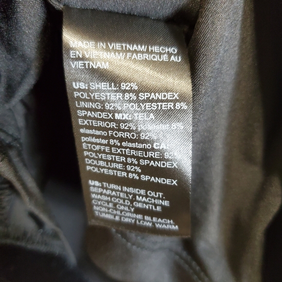 Chico's Plus Size Black Velvet Shift Dress Size 3 US 16/18 Holiday Party - Picture 8 of 8